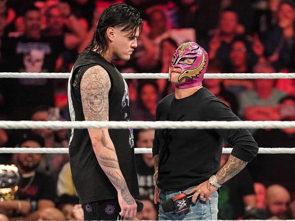 Dominik Mysterio and Rey Mysterio