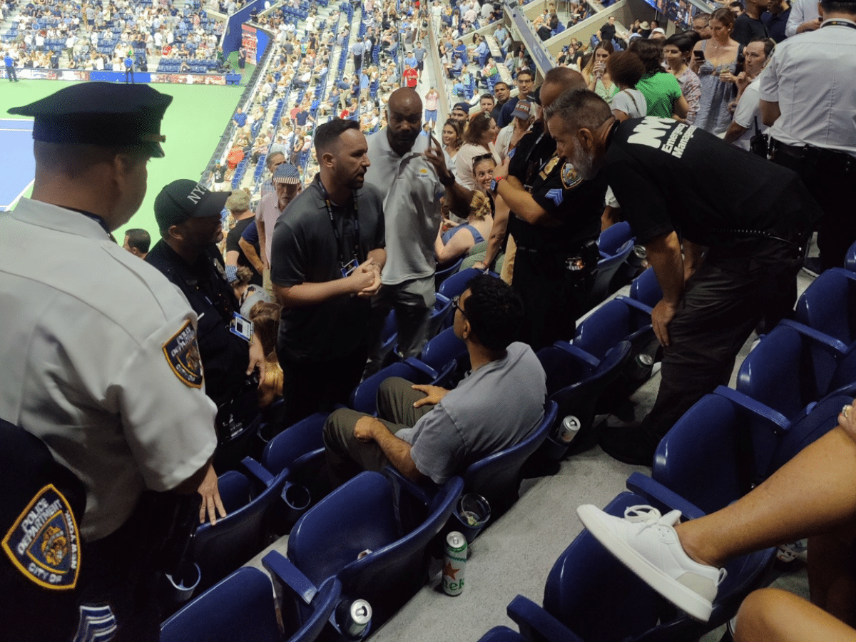 NYPD used ‘acetone’ to unglue the protester’s feet who caused a 50-minute delay during Coco Gauff’s semifinal match at US Open