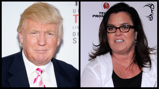 Donald Trump and Rosie O'Donnell