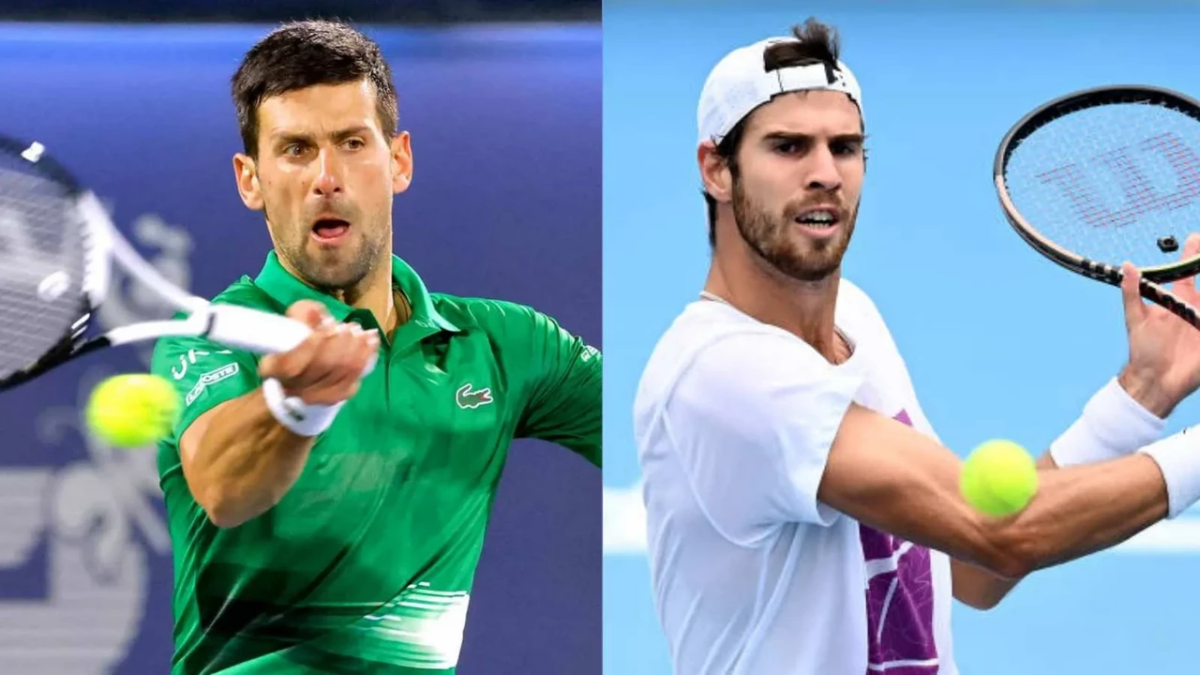 Novak Djokovic and Karen Khachanov