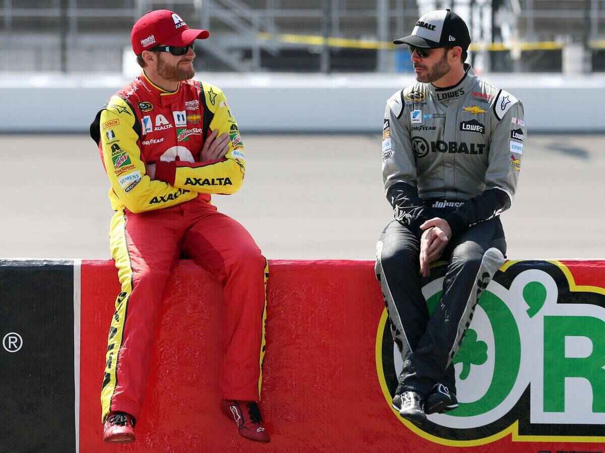 Dale Earnhardt Jr. and Jimmie Johnson (Via IMAGO)