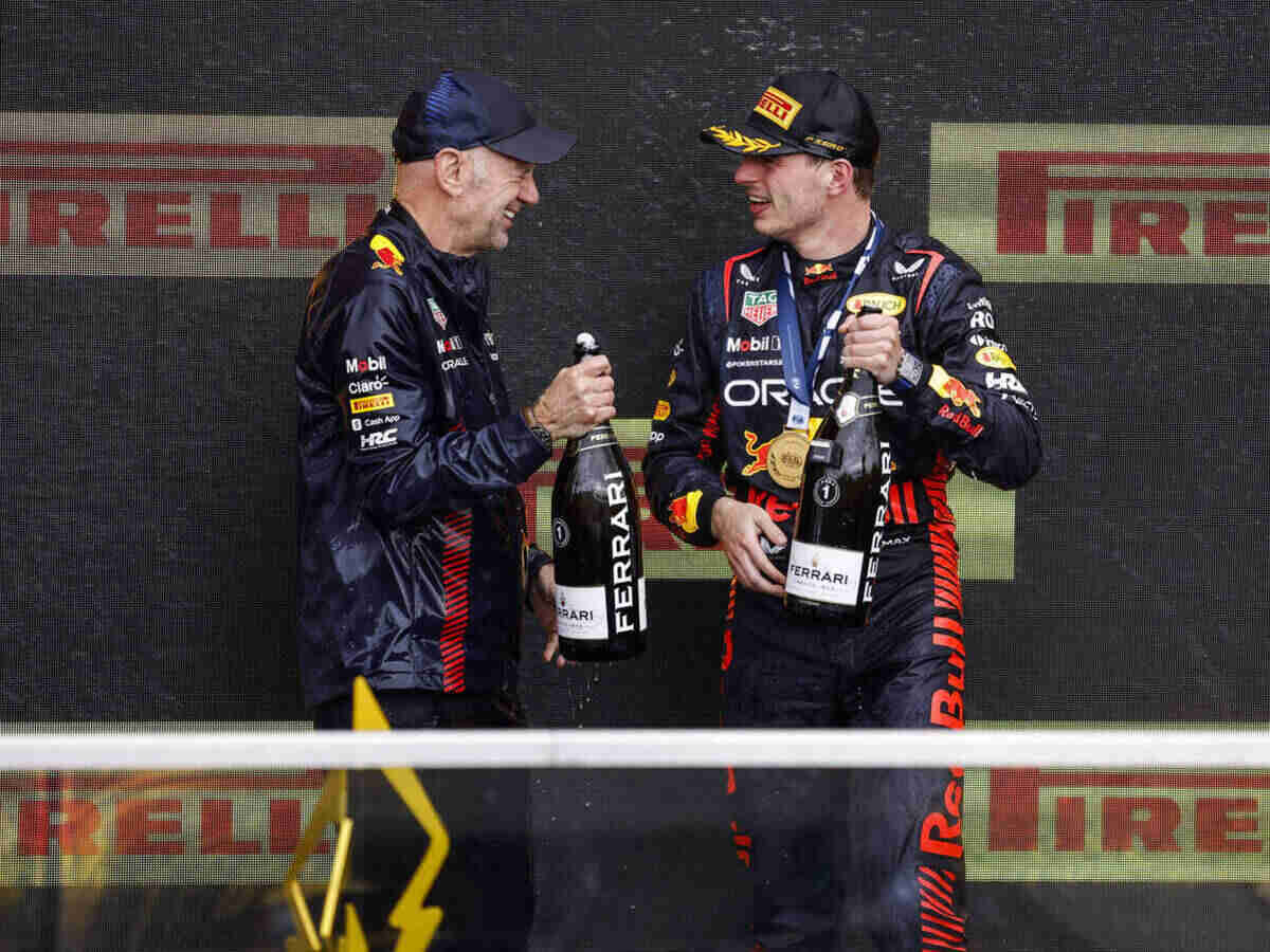 Adrian Newey and Max Verstappen (Via IMAGO)