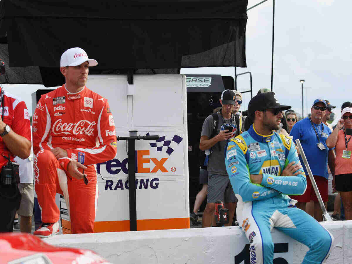 Denny Hamlin and Chase Elliott (Via IMAGO)