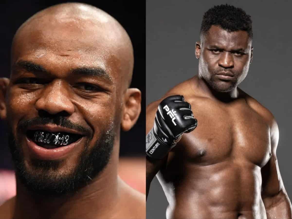 Jon Jones and Francis Ngannou