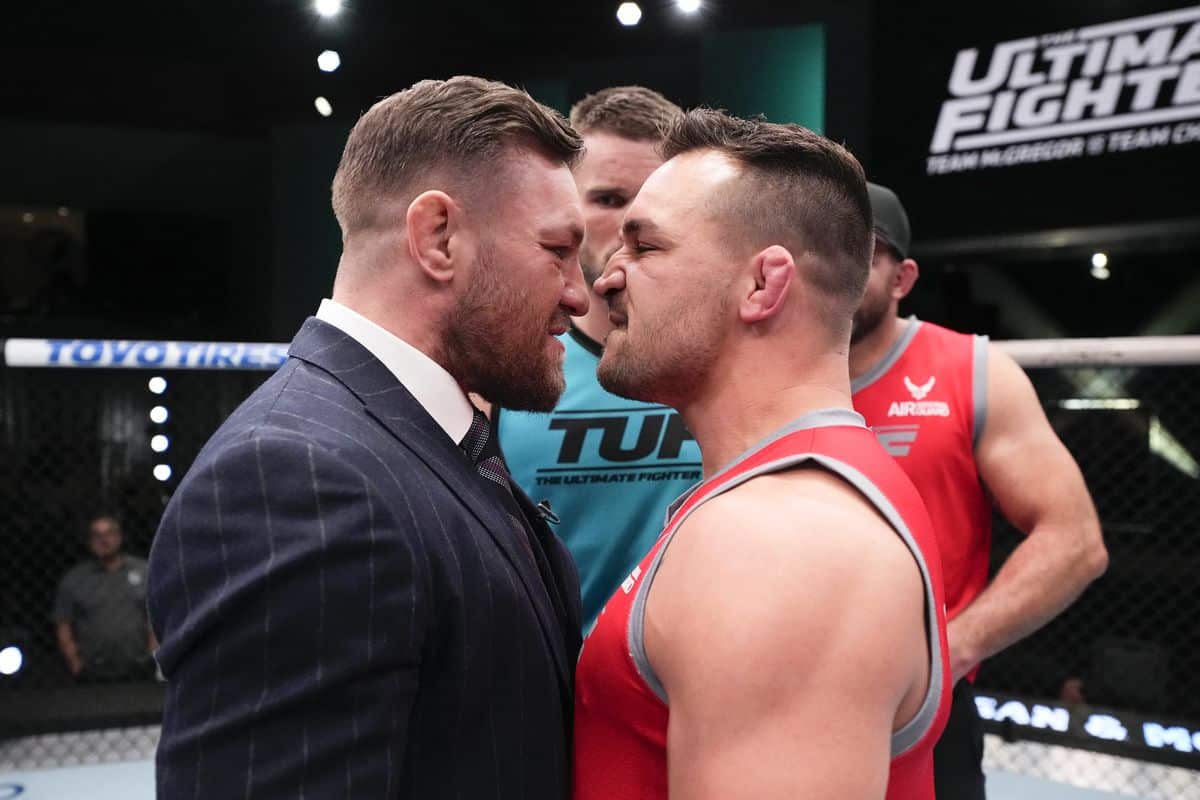 Conor McGregor and Michael Chandler