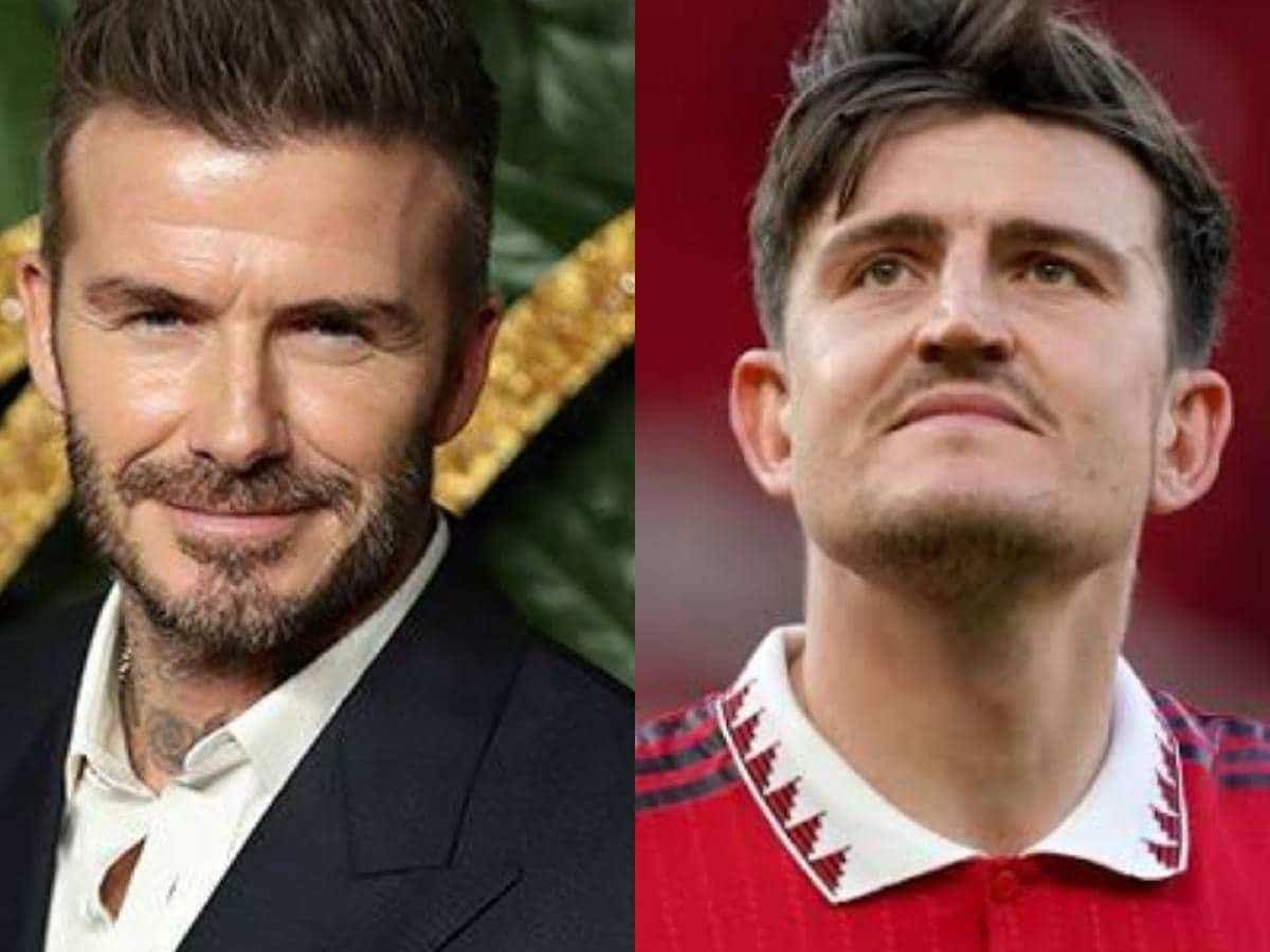 “Keep your head up,” England legend David Beckham urges Harry Maguire to IGNORE the trolls after costly error in Scotland game