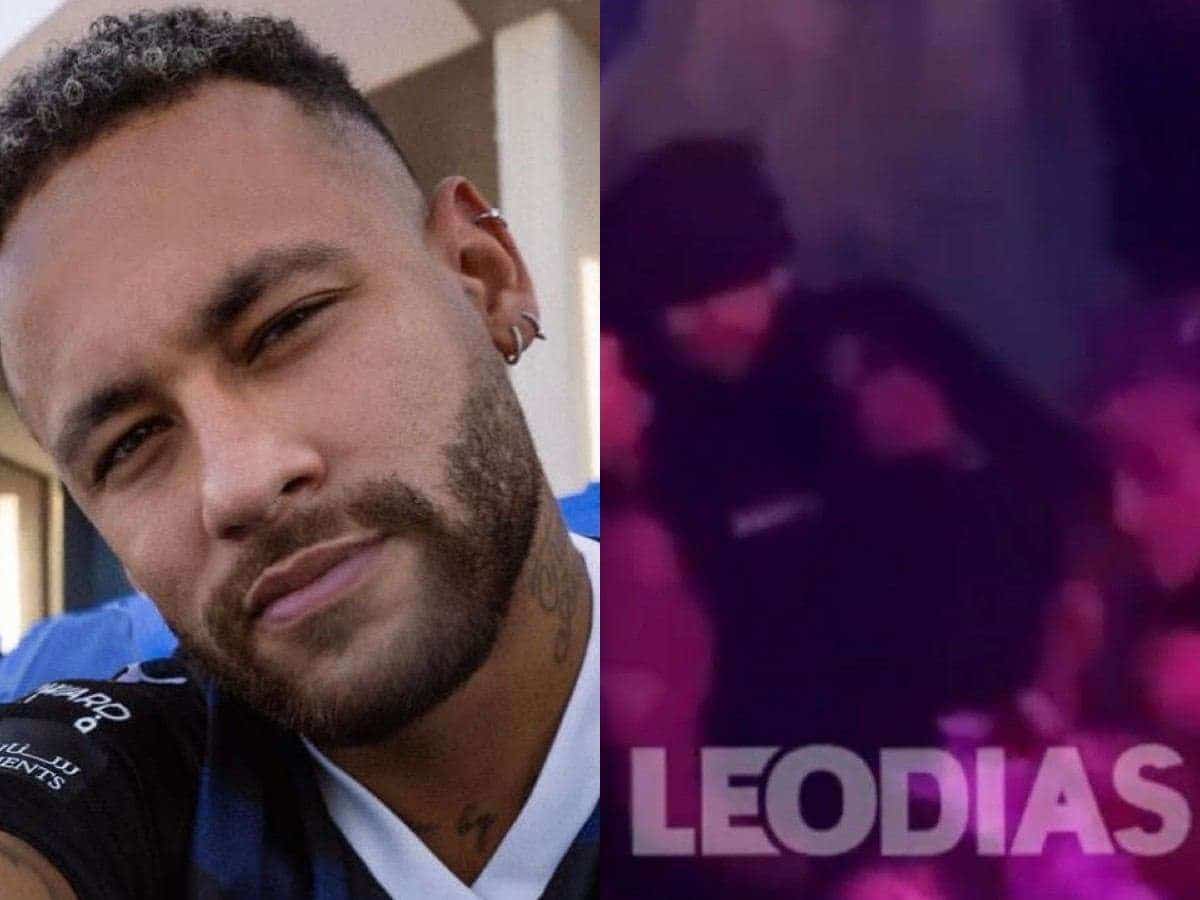 Neymar Jr. was spotted partying with two women at a club in Spain