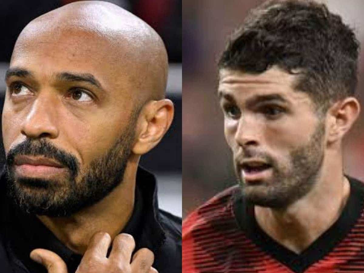 Thierry Henry and USMNT star Christian Pulisic