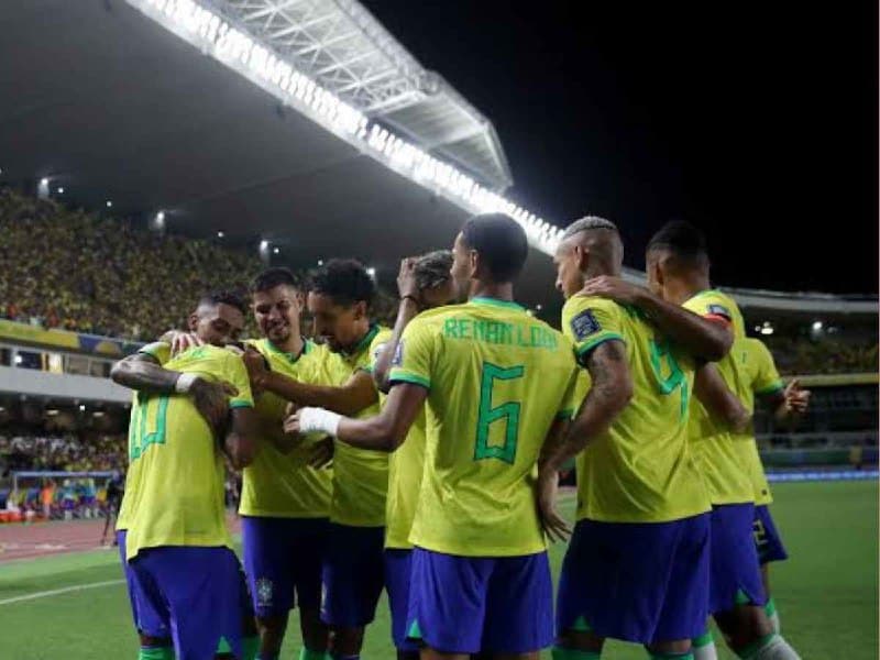 Brazil players vs. Bolivia