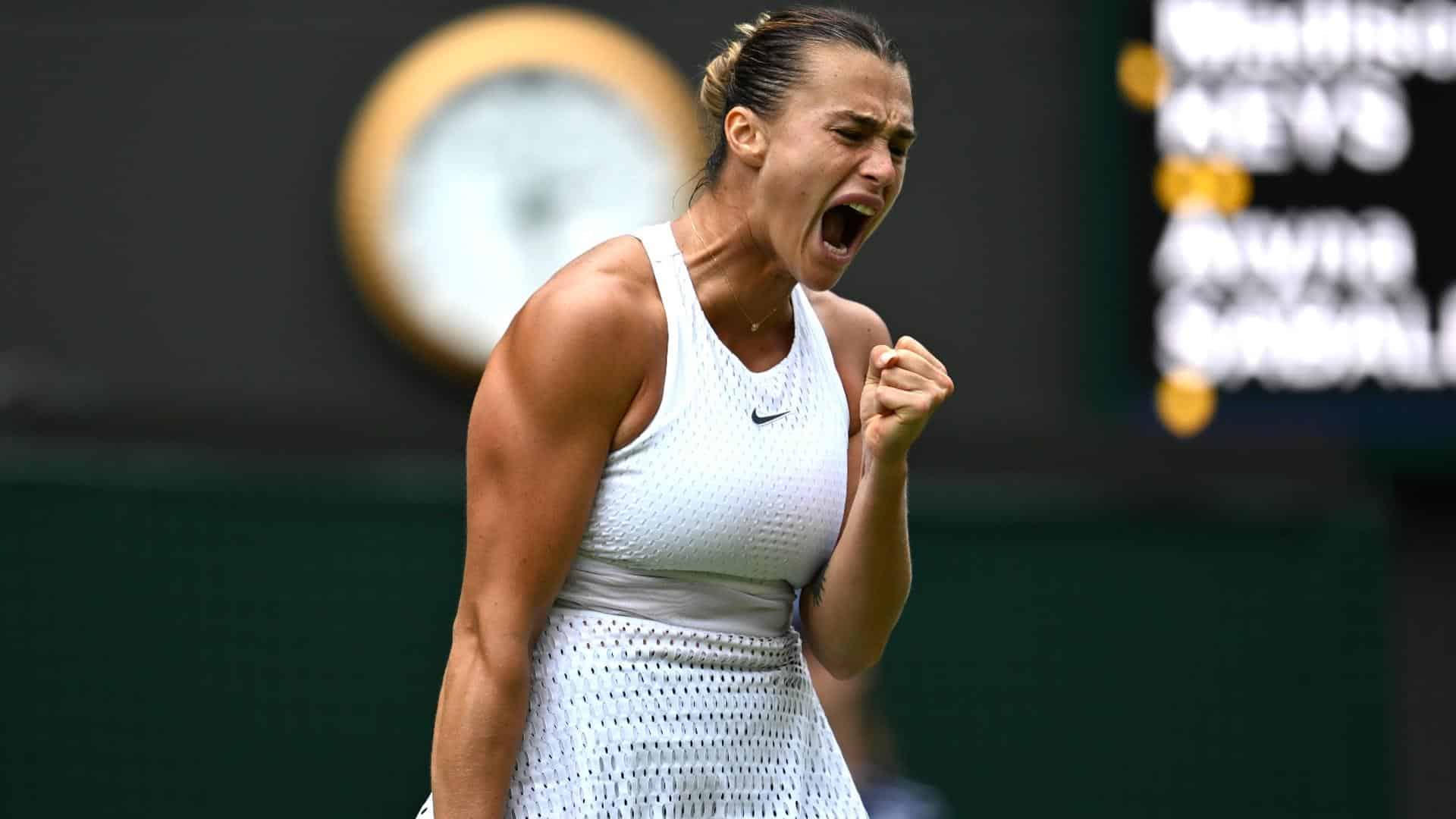 Aryna Sabalenka ECSTATIC after fulfilling her childhood dream of becoming the World No.1 courtesy of Iga Swiatek’s loss to Jelena Ostapenko at US Open