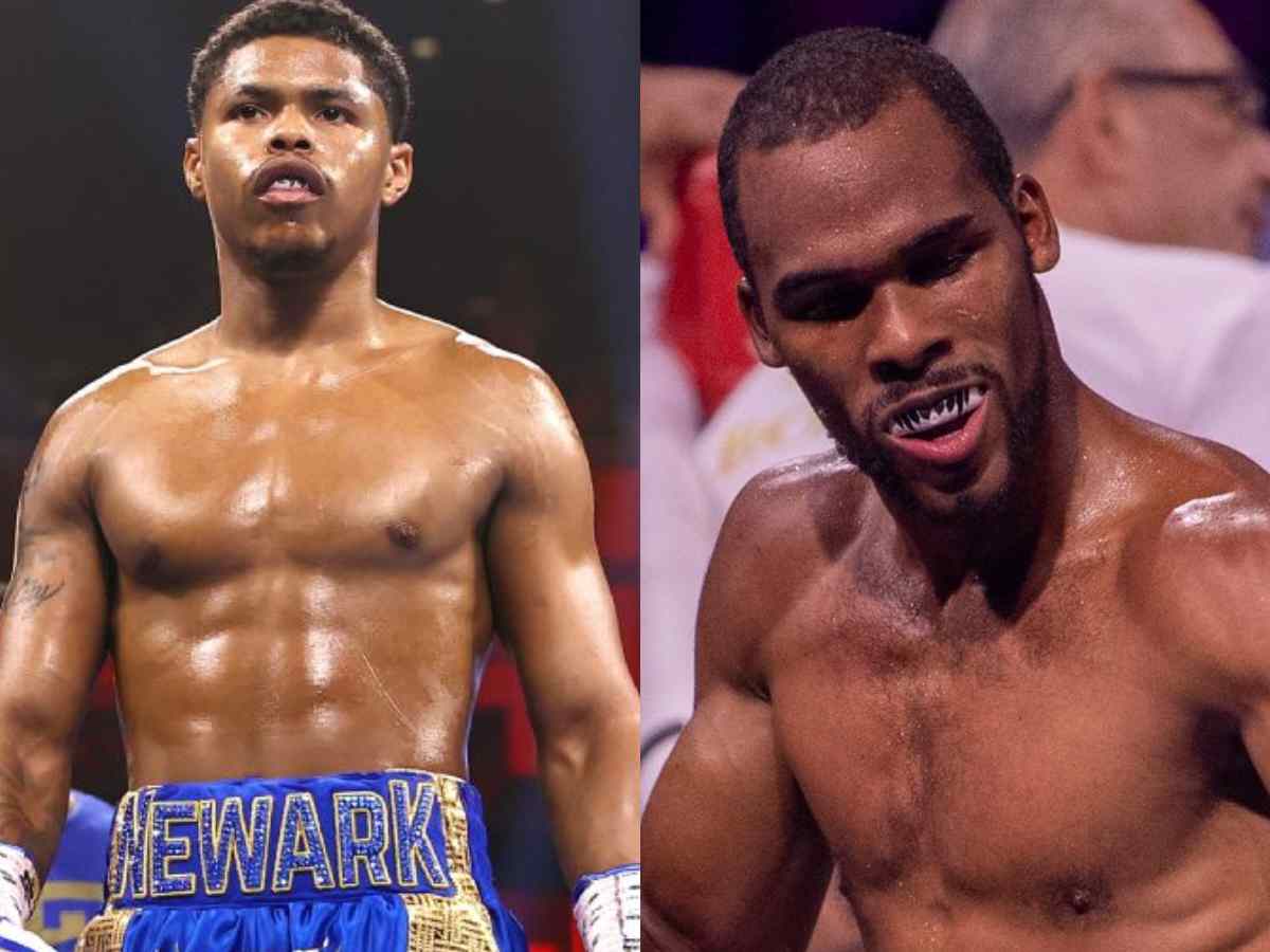 Shakur Stevenson and  Edwin De Los Santos