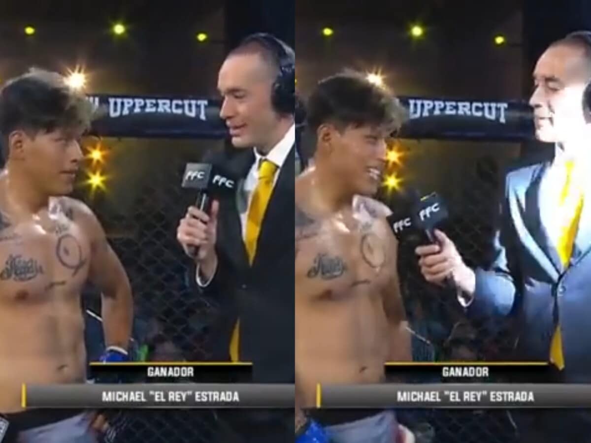 WATCH: South American fighter accidentally admits to illegal entry after winning fight in MMA