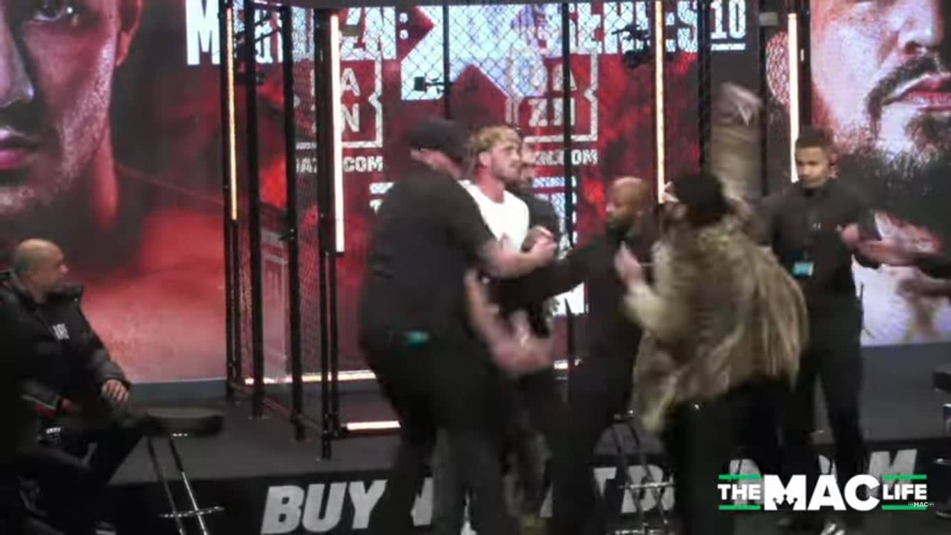 Dillon Danis smacks back at Logan Paul at the Misfits Prime press conference 