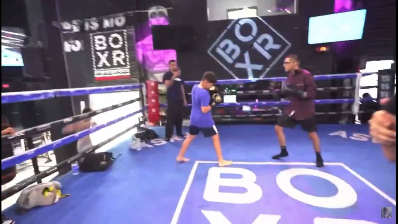 N3on gets bashed by a 12 year old in boxing