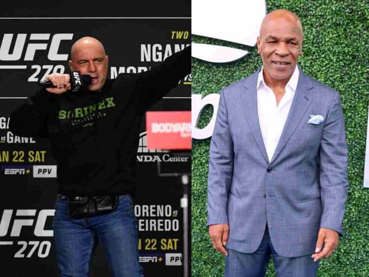 Joe Rogan Tyson Joe Rogan BAFFLED after learning Mike Tyson's mother gave 'weed and ...