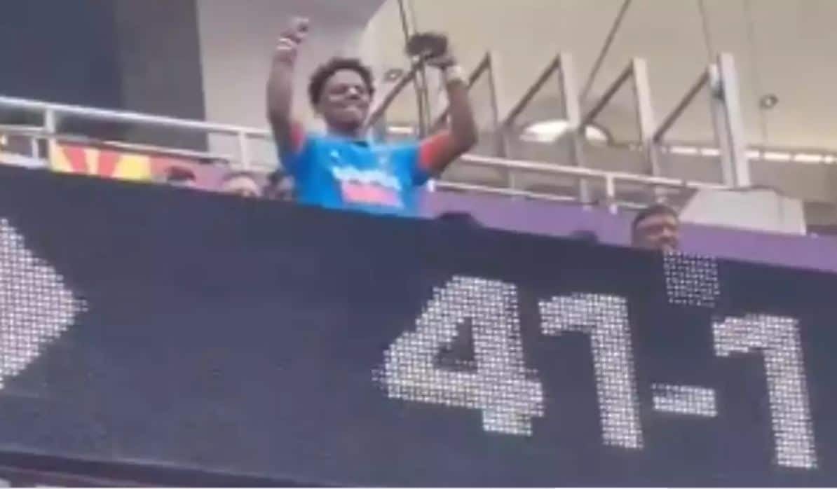 IShowSpeed spotted at the India vs Pakistan World Cup match