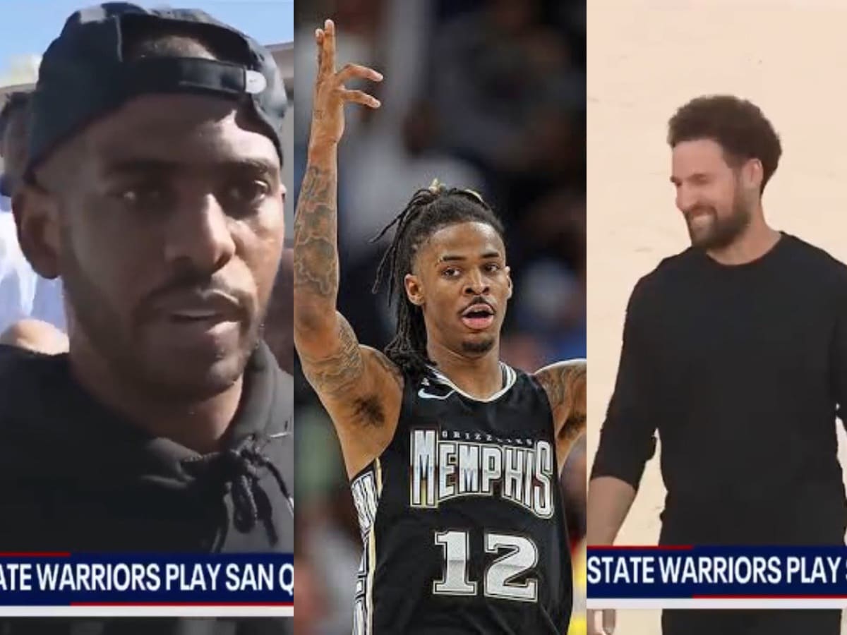 “Where was Ja Morant?” – Klay Thompson, Chris Paul join Golden State Warriors’ annual prison trip for game against inmates, NBA fans make WILD joke about Draymond Green and other stars