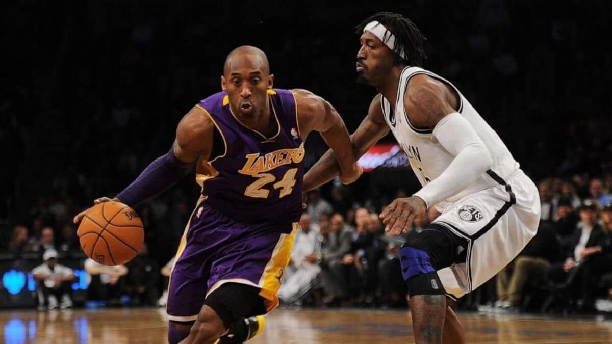 Kobe Bryant and Gerald Wallace 