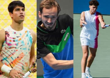 Carlos Alcaraz, Daniil Medvedev, Ben Shelton