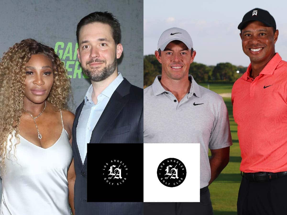 Alexis Ohanian shares the logo for his and Serena Williams’ co-owned Los Angeles Golf Club ahead of the inaugural TGL Tour of Tiger Woods and Rory McIlroy 