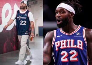 Bryce Harper and Patrick Beverley