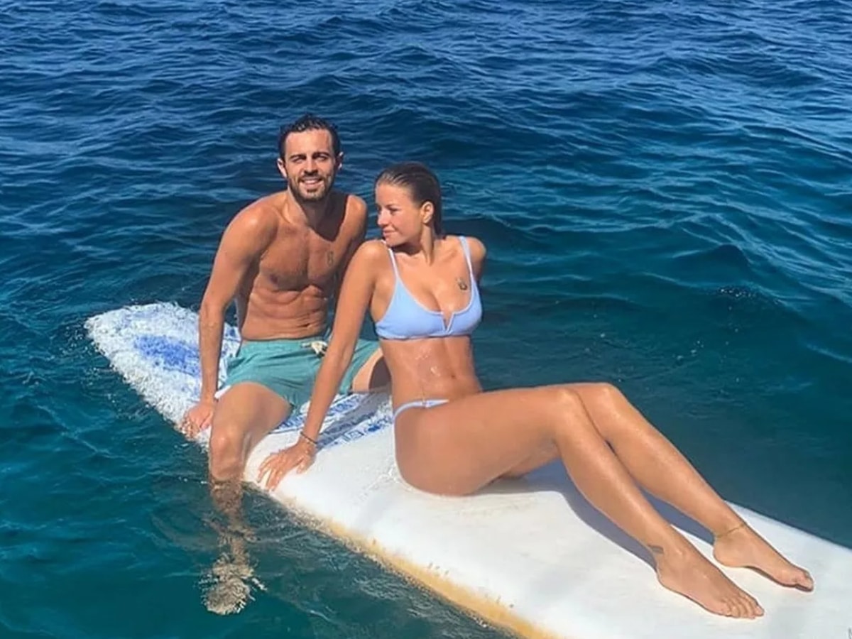 Bernardo Silva and Ines Tomaz