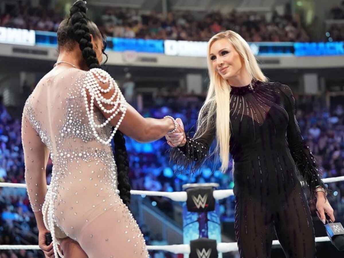 Bianca Belair and Charlotte Flair