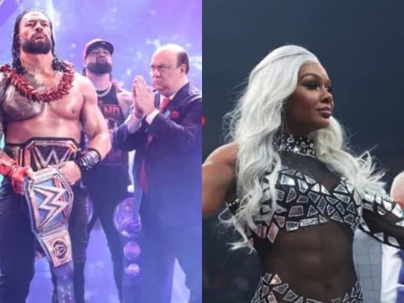 “First Lady of the Bloodline ?” WWE Universe erupts after Jade Cargill is spotted with a Bloodline member 