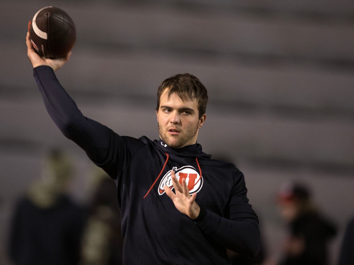 “Greatness on different level” – Social media hails Bryson Barnes following Fox broadcast’s weird stat on how the Utah QB raised more than 12,000 pigs growing up