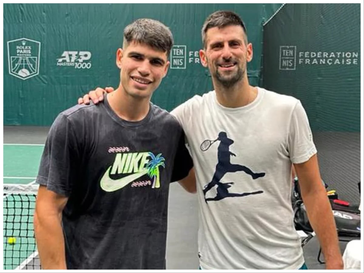 Carlos Alcaraz explains his decision to practice with Novak Djokovic at the Paris Masters as the battle for World No. 1 heats up