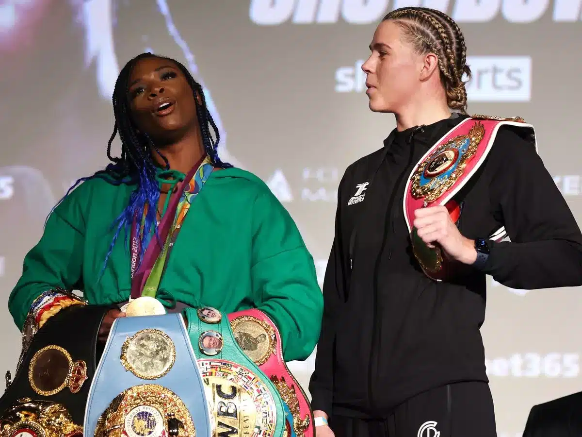 Claressa Shields and Savannah Marshall 