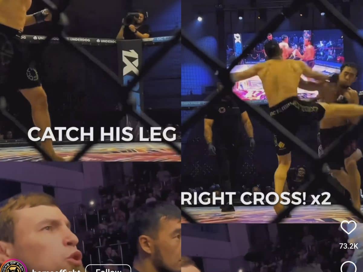 WATCH: ‘He’s going to kick, catch his leg!’ Coach reads opponent’s movements like a book and guides fighter to spectacular finish