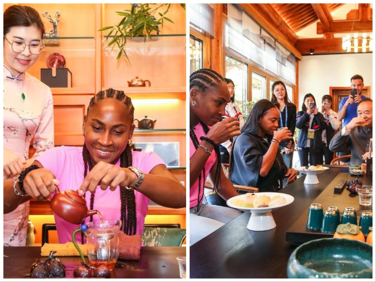 Coco Gauff learning Chinese Culture