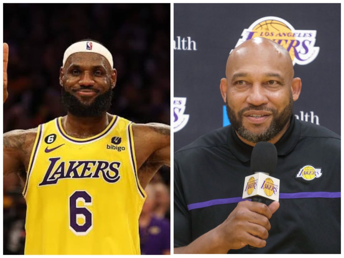 WATCH: LeBron James gives WILD reaction to becoming oldest player in NBA, proceeds to prove Lakers HC Darvin Ham’s stunning claim right