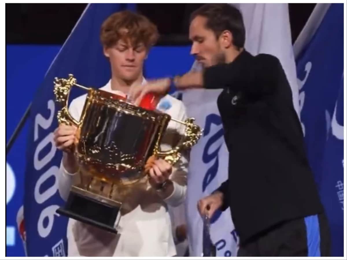 Daniil Medvedev and Jannik Sinner clear the air around the Russian ‘stealing’ the China Open toy from the Italian following their finals 