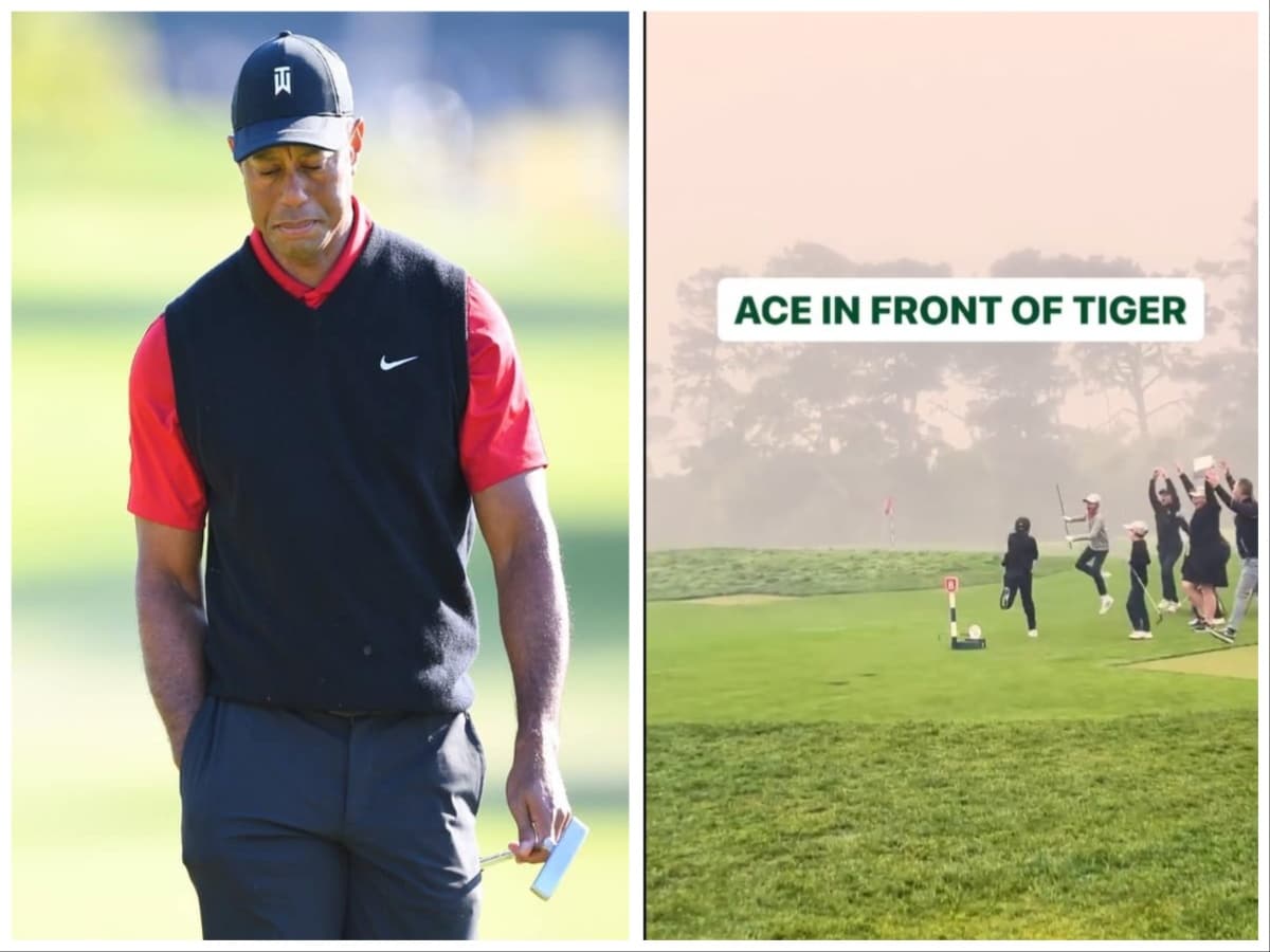 “This is sooooooo awesome,” 11-year young golfer’s jaw-dropping hole-in-one stuns golfing legend Tiger Woods while getting praise form fans, Golf Twitter Reacts