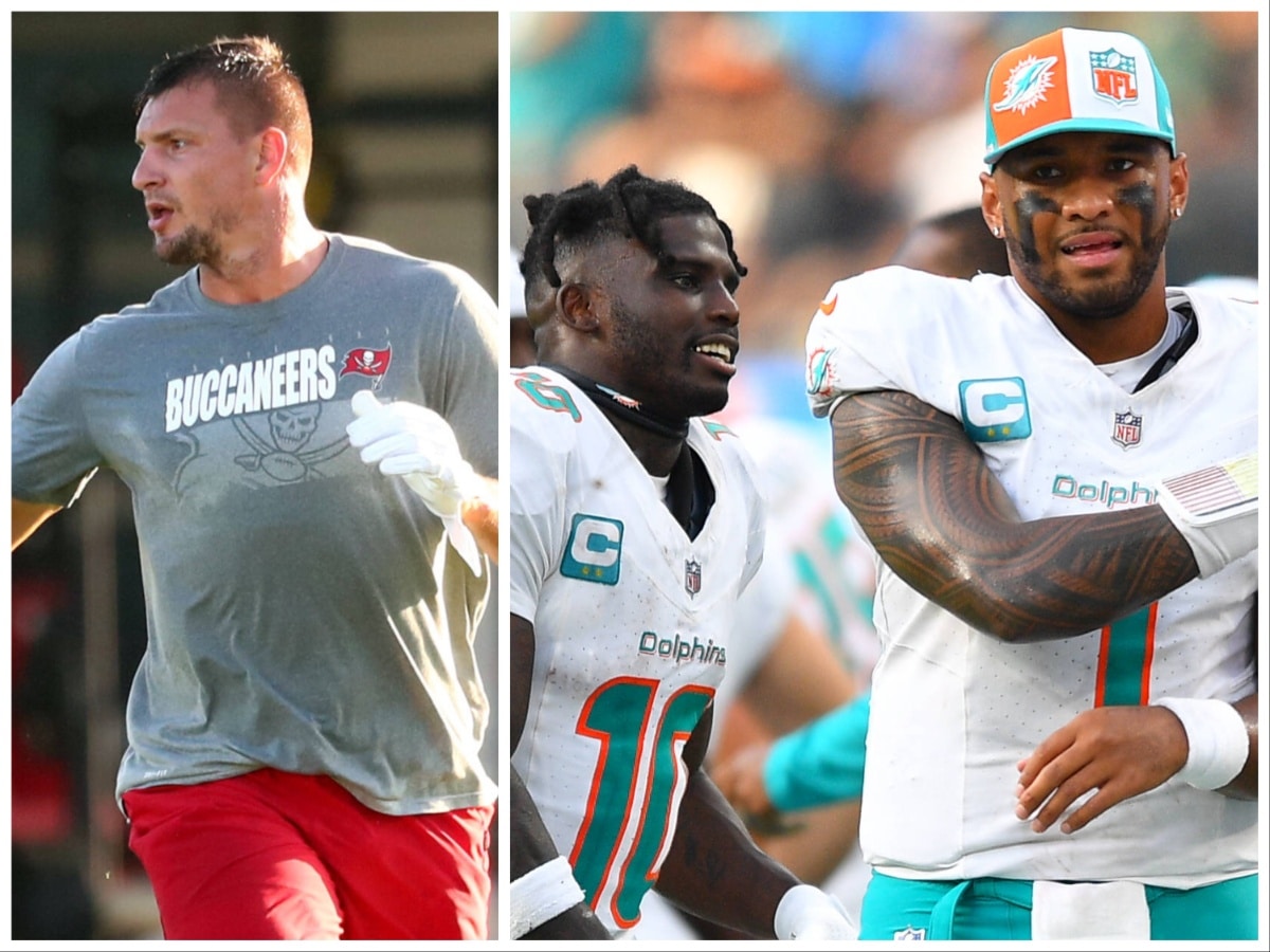 Rob Gronkowski believes he’d be a ‘great fit’ in the current Dolphins offense led by Tua Tagovailoa and Tyreek Hill