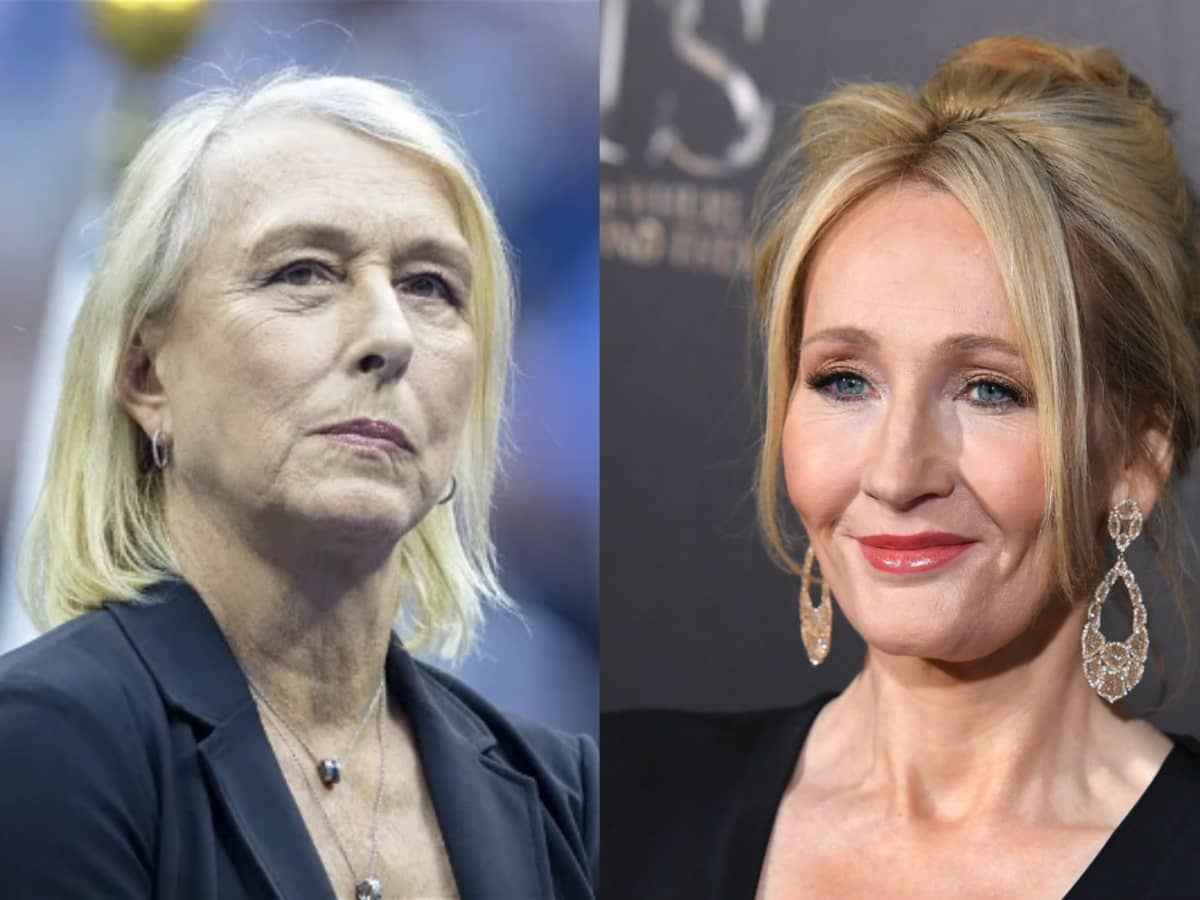 ‘Fearless’ Martina Navratilova rallies behind JK Rowling over her ‘strong’ views about segregation of trans people in hospitals