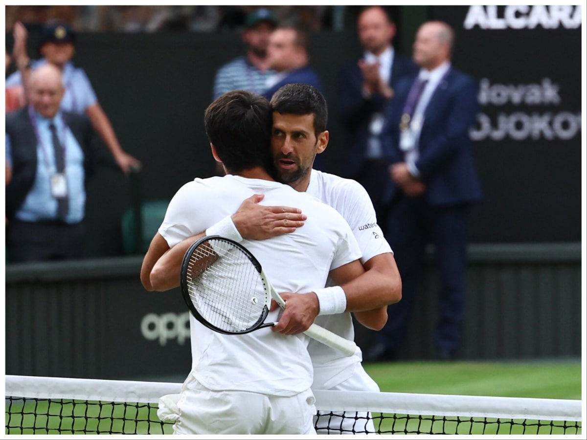 Novak Djokovic and Carlos Alcaraz