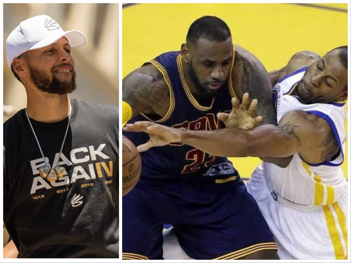 Andre Iguodala makes STUNNING u-turn on giving Steph Curry credit, believes he was ‘LeBron James stopper’