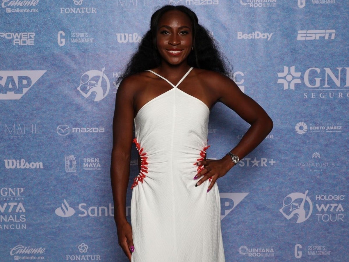 Coco Gauff calls herself a ‘MERMAID’ claiming she’s feeling at home in Cancun as the teen aims to win the WTA Finals 2023