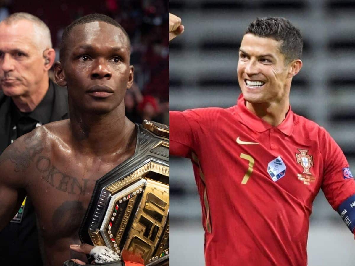 Cristiano Ronaldo met Israel Adesanya in Saudi Arabia