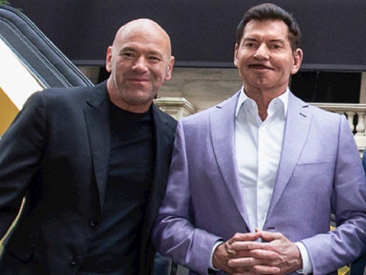 Dana White and Vince McMahon 