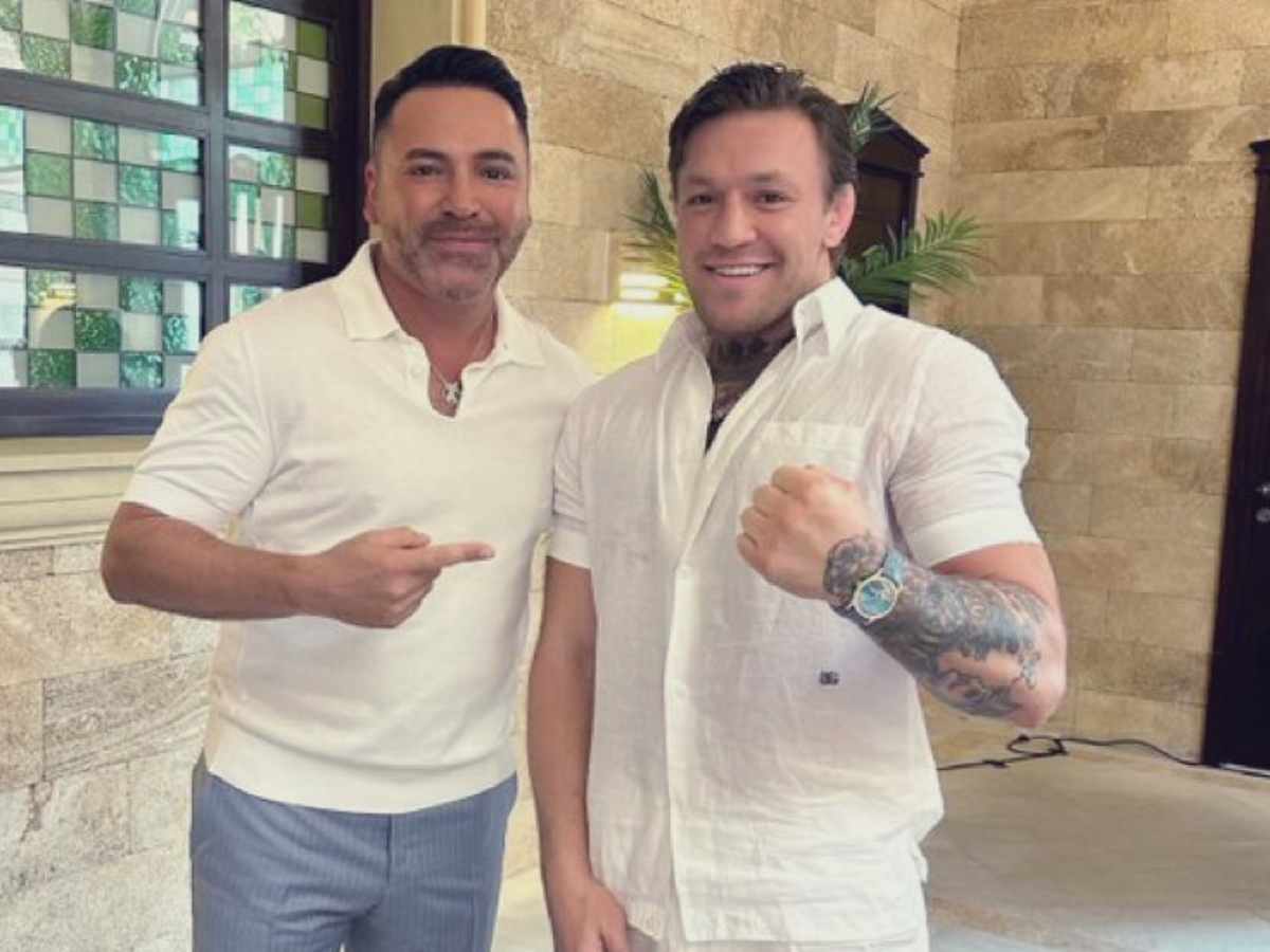 “Amount of cocaine consumed is record breaking” – As superstars Conor McGregor and Oscar De La Hoya click pictures in white outfit, fans mercilessly react