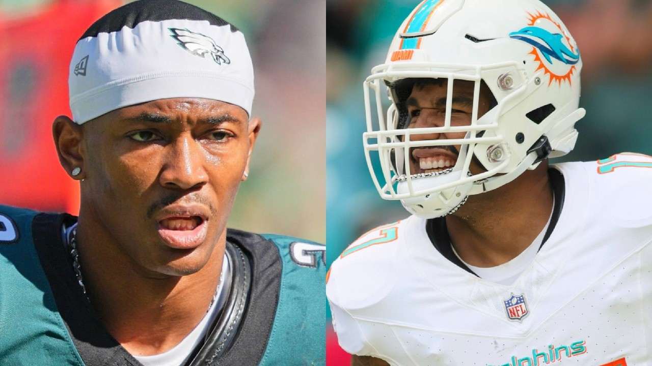 Jaylen Waddle discloses how DeVonta Smith got his mom tickets to this week’s Eagles-Dolphins game in a wholesome gesture