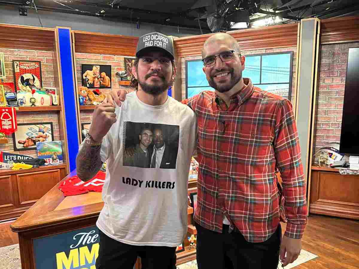 “He loves getting bullied” – Fans in splits as Dillon Danis trolls MMA interviewer with t-shirt of OJ Simpson and Ariel Helwani together