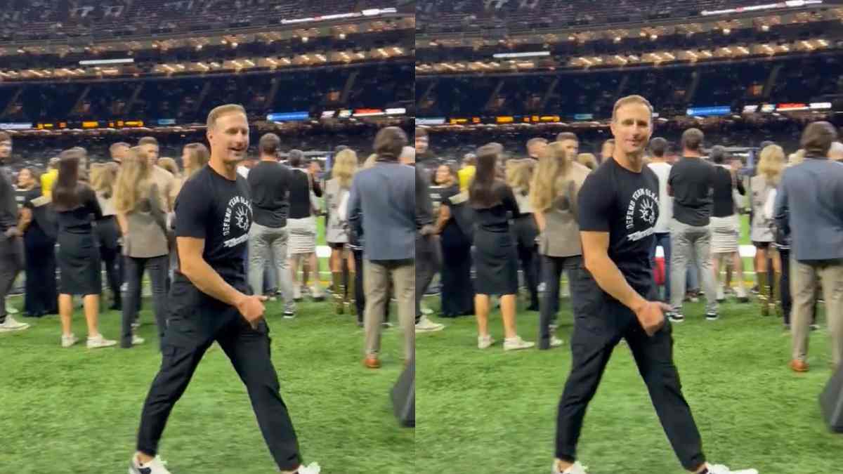 WATCH: Saints legend Drew Brees back in Superdome for New Orleans game against the Jaguars