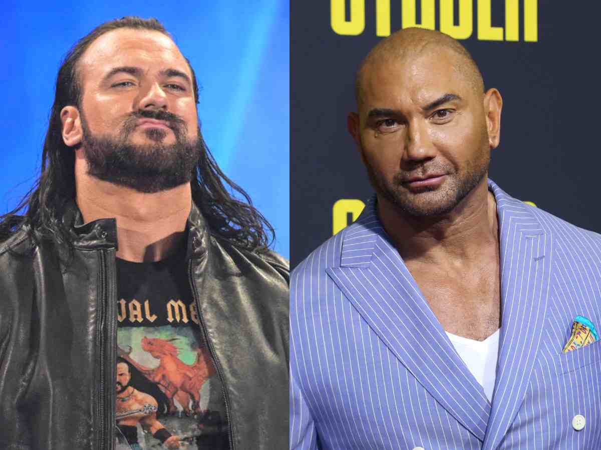 Drew McIntyre and Dave Bautista