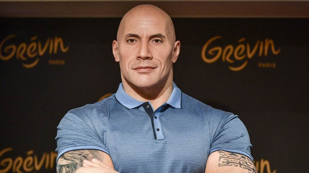 Dwayne Johnson's wax statue