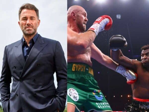 “Looked like he’s never laced gloves,” Eddie Hearn shuts down Tyson Fury’s super fight against Oleksandr Usyk after a disappointing show-out against debutant Francis Ngannou